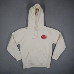 Stance Haribo Pullover Hoodie Mens XS Cream Heavy Weight Graphic Sweatshirt